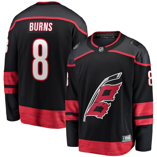 Men's Carolina Hurricanes Brent Burns #8 Black Player Jersey1