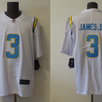 Men's Los Angeles Chargers Derwin James Jr. #3 White Game Jersey