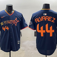 Men's Houston Astros Yordan Alvarez #44 Navy 2025 City Connect Limited Player Jersey1