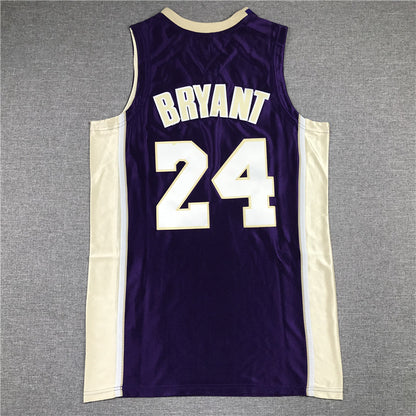 Men's Los Angeles Lakers Kobe Bryant Hall of Fame Purple Hardwood Classics Jersey1