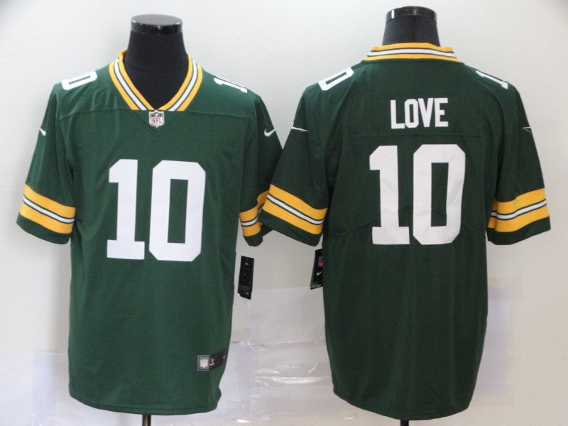 Jordan Love Green Bay Packers Green Jersey