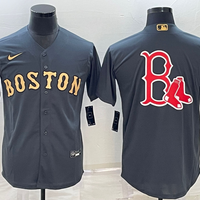 Men's Boston Red Sox Gray Replica Team Jersey1