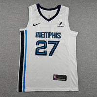 Men's Memphis Grizzlies Cameron Boozer #27 White Swingman Jersey - Association Edition