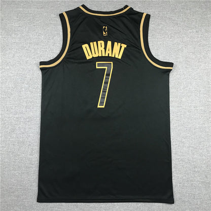 Men's Brooklyn Nets Kevin Durant #7 NBA Black Swingman Player Jersey1
