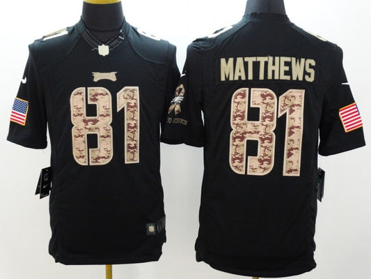 Men's Philadelphia Eagles Jordan Matthews #81 Black Game Jersey1