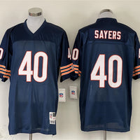 Men's Chicago Bears Gale Sayers Mitchell & Ness Navy Legacy Replica Jersey1
