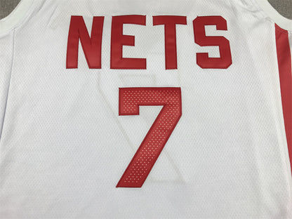 Men's Brooklyn Nets Kevin Durant #7 White 2022/23 Swingman Jersey1 - Classic Edition