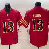 Men's San Francisco 49ers Brock Purdy #13 Red 2025 Rivalries Collection Game Jersey