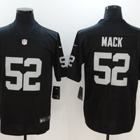 Men's Las Vegas Raiders Khalil Mack #52 Black Game Player Jersey1