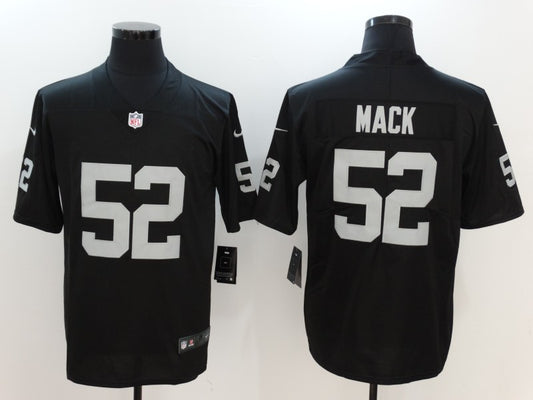 Men's Las Vegas Raiders Khalil Mack #52 Black Game Player Jersey1
