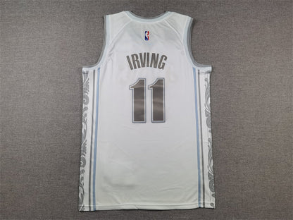 Men's Dallas Mavericks Kyrie Irving #11 White 2024/25 Swingman Player Jersey1 - City Edition