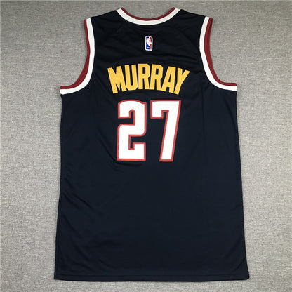 Men's Denver Nuggets Jamal Murray Navy 2020/21 Swingman Player Jersey1