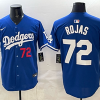 Men's Los Angeles Dodgers Manny Rojas #72 Royal Alternate 2 Replica Player Jersey