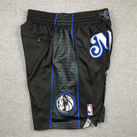 Men's Dallas Mavericks Black 2023/24 Pocket Shorts1 City Edition