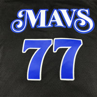 Men's Dallas Mavericks Luka Doncic #77 Black 2023/24 Swingman Jersey1 - City Edition