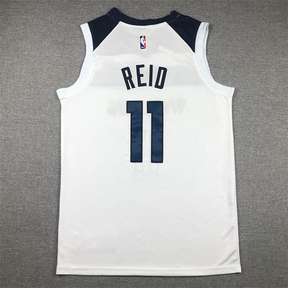 Men's Minnesota Timberwolves Naz Reid #11 White Swingman Jersey1 - Association Edition