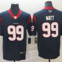 Men's Houston Texans J.J. Watt #99 Navy Game Player Jersey1