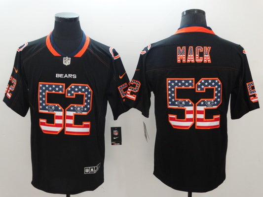 Men's Chicago Bears Khalil Mack #52 Black Game Jersey1