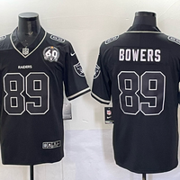 Men's Las Vegas Raiders Brock Bowers #89 Black Retired Player Jersey