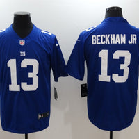 Men's New York Giants Odell Beckham Jr. #13 Blue Game Jersey1