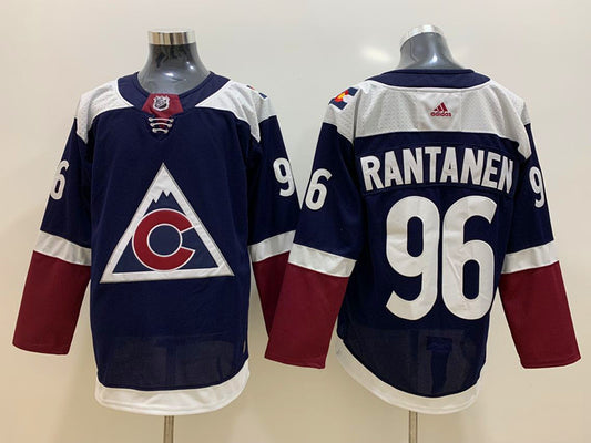 Men's Colorado Avalanche Mikko Rantanen #96 Navy Breakaway Player Jersey1