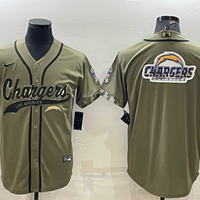 Men's Los Angeles Chargers Olive 2022 Salute To Service Limited Jersey1