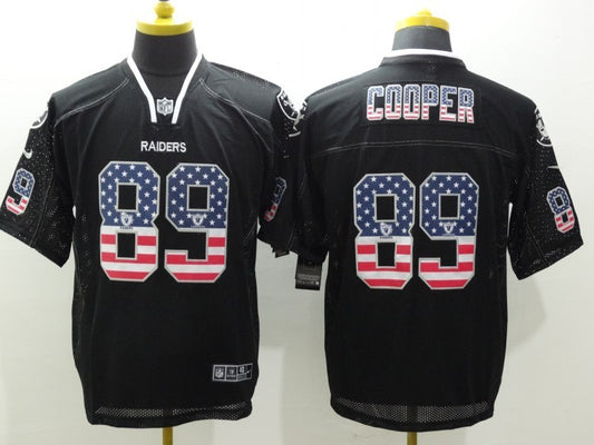 Men's Las Vegas Raiders Amari Cooper #89 Black Player Game Jersey1