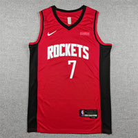 Kevin Durant #7 Houston Rockets Red Swingman Player Jersey Icon Edition - JerseysFreak