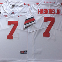 Men's Ohio State Buckeyes Dwayne Haskins #7 White Player Game Jersey