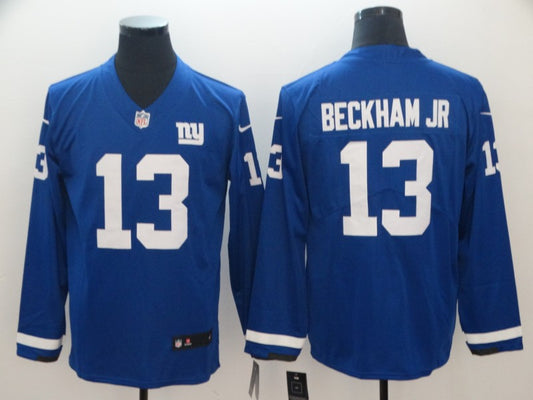 Men's New York Giants Odell Beckham Jr. #13 Blue Player Game Jersey1