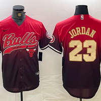 Men's Chicago Bulls Michael Jordan #23 Red City Connect Player Jersey