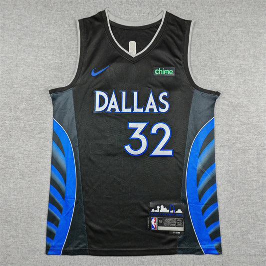 Men's Dallas Mavericks Cooper Flagg #32 Black 2025/26 Swingman Jersey - City Edition
