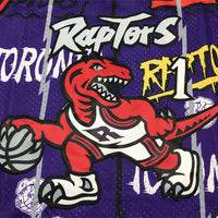 Men's Toronto Raptors Tracy McGrady #1 Purple Swingman Player Jersey1 - Graffiti Edition