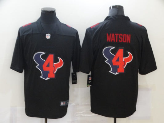 Men's Houston Texans #4 Deshaun Watson Black Game Jersey1