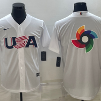 Men's 2023 World Baseball Classic USA White Jersey1