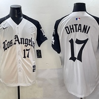 Men's Los Angeles Dodgers Shohei Ohtani #17 White Team Player Game Jersy