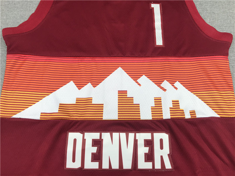 Men's Denver Nuggets Michael Porter Jr. Red Swingman Player Jersey1