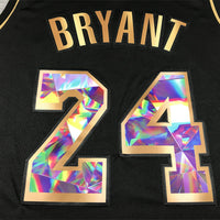 Men's Los Angeles Lakers Kobe Bryant #24 Black Swingman Jersey1