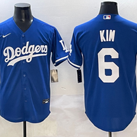 Men's Los Angeles Dodgers Hyeseong Kim #6 Royal Game Jersey