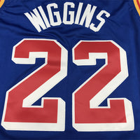 Men's Golden State Warriors Andrew Wiggins #22 Blue Swingman Jersey1