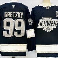 Men's Los Angeles Kings Wayne Gretzky #99 Fanatics Black Player Game Jersey