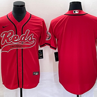 Men's Cincinnati Reds Red Replica Blank Jersey1 Joint Edition