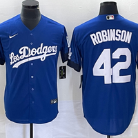 Men's Los Angeles Dodgers Jackie Robinson #42 Royal City Connect Replica Player Jersey1