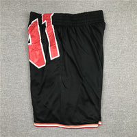Men's Miami Heat Big Face Black Basketball Shorts1