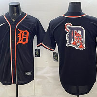 Men's Detroit Tigers Fashion Limited Black Out Jersey