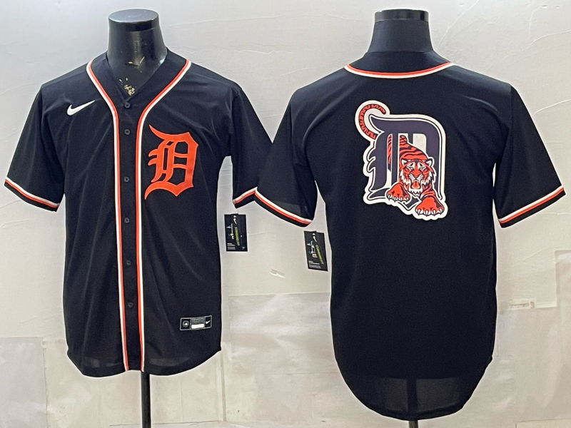 Men's Detroit Tigers Fashion Limited Black Out Jersey