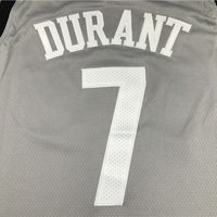Men's Brooklyn Nets Kevin Durant Gray 2019 Fast Break Player Movement Jersey1