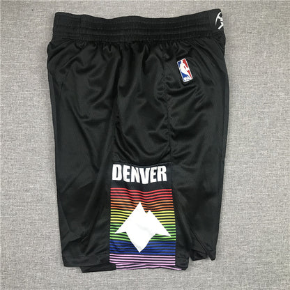 Men's Denver Nuggets Black City Edition Basketball Shorts1