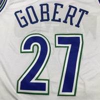 Men's Minnesota Timberwolves Rudy Gobert #27 White Swingman Player Jersey1