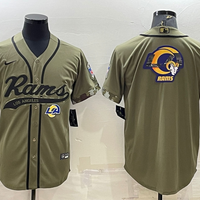 Men's Los Angeles Rams Olive 2022 Salute To Service Limited Jersey1
